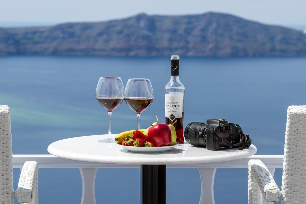 Santorini View Studios - Firostefani Caldera Ngoại thất bức ảnh
