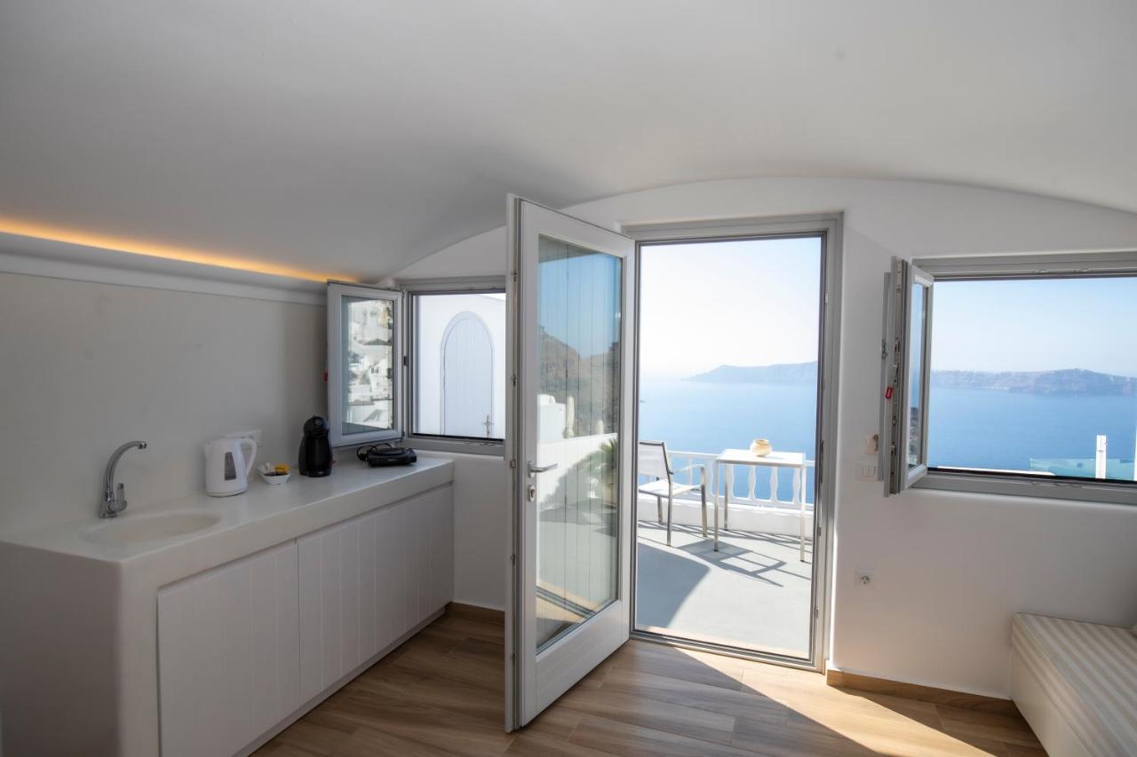 Santorini View Studios - Firostefani Caldera Ngoại thất bức ảnh